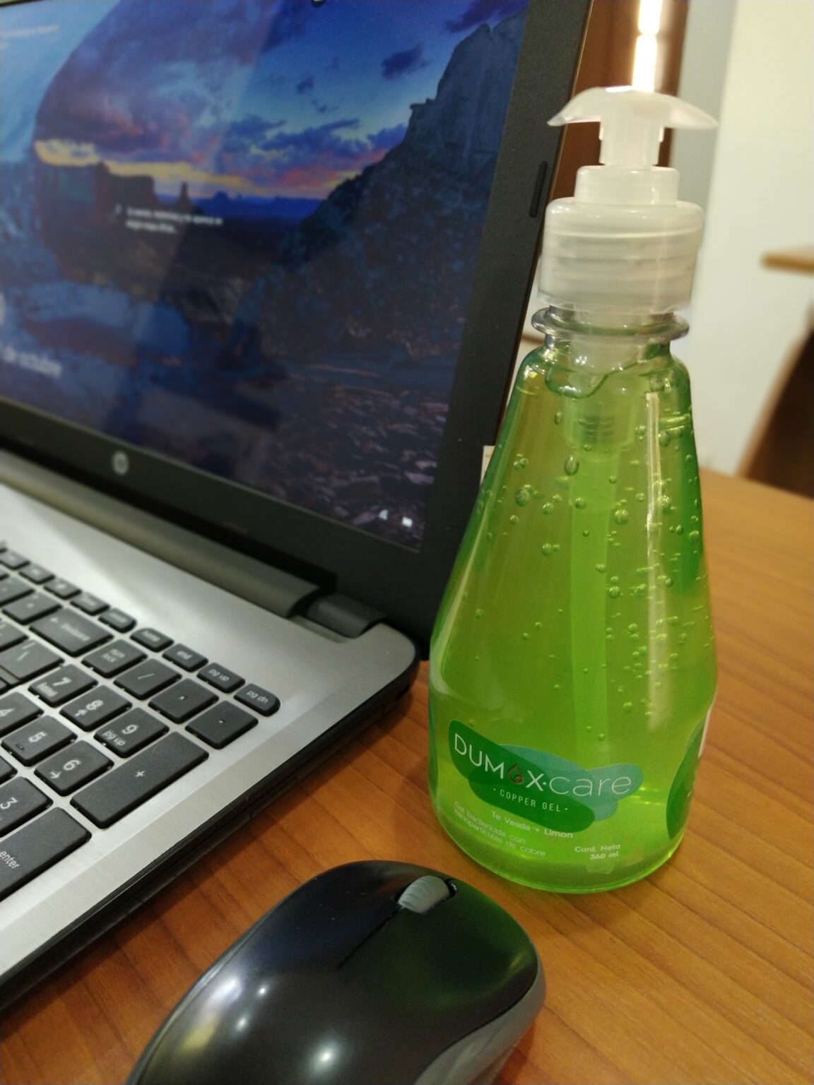 DUMOX COPPERGEL - Gel desinfectante para manos (360 ml) - DUMOX PRO