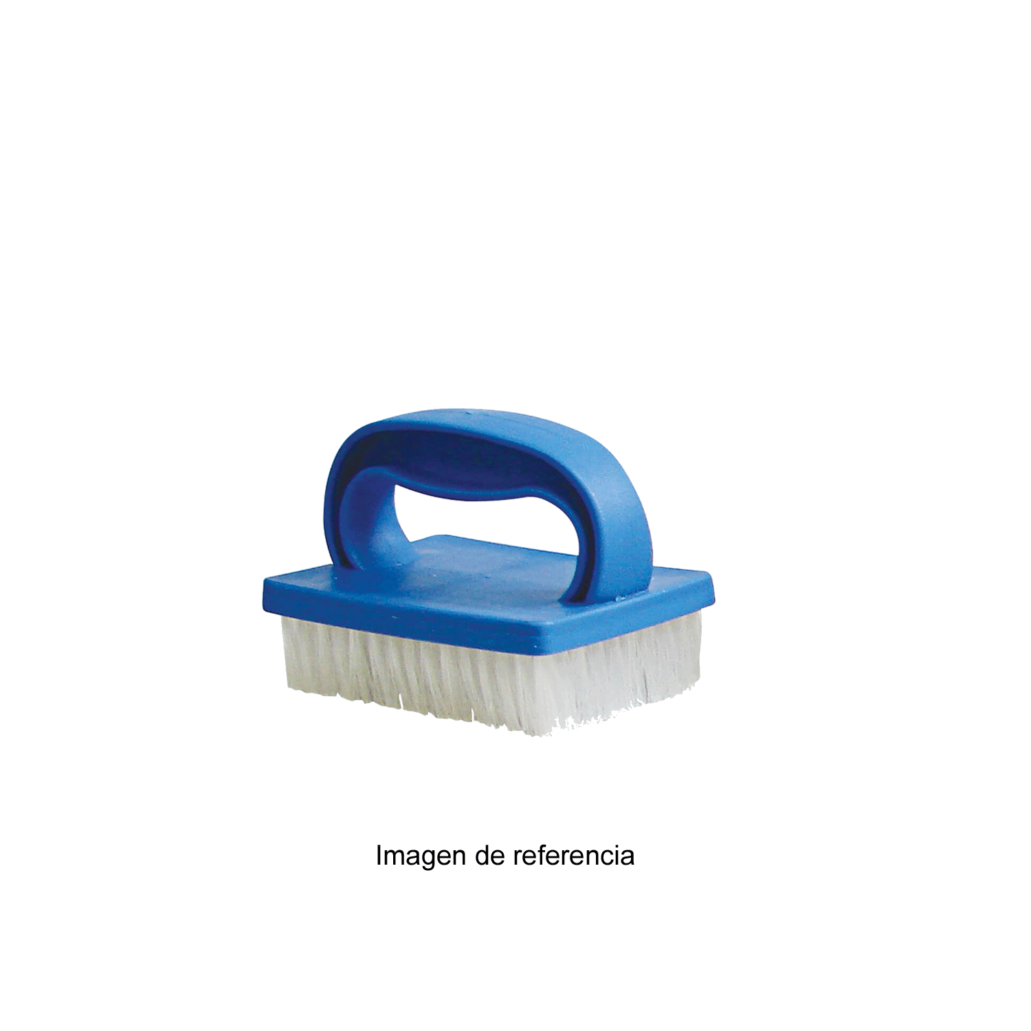 Cepillo Suave Para Manos Y Uñas De Nylon El Castor Color Azul