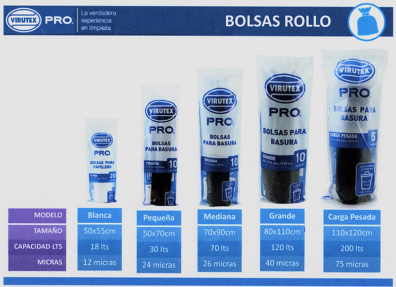 Formato Bolsas Rollo