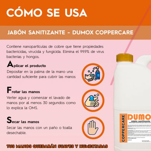 Uso Jabón Sanitizante