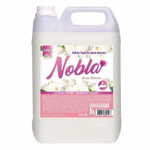 Jabón Nobla aroma rosas blancas